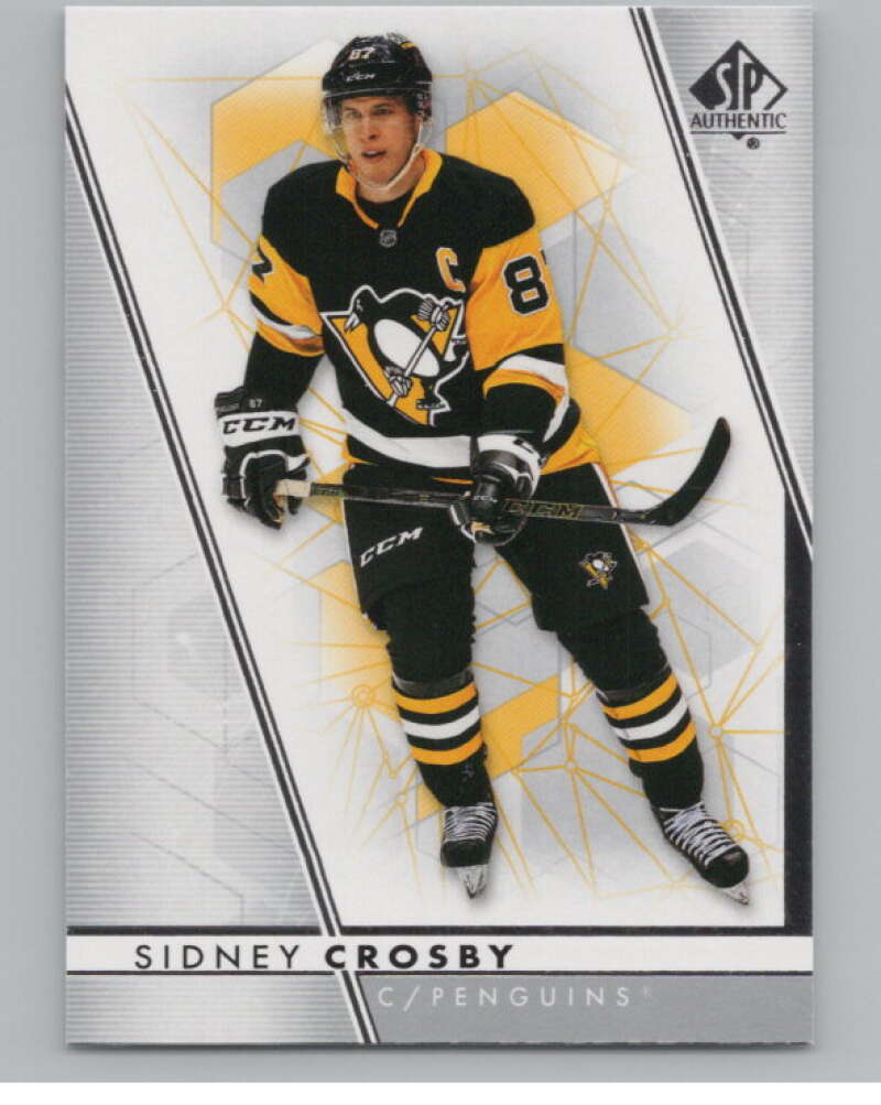 2022-23 SP Authentic #87 Sidney Crosby  Pittsburgh Penguins  V100286 Image 1
