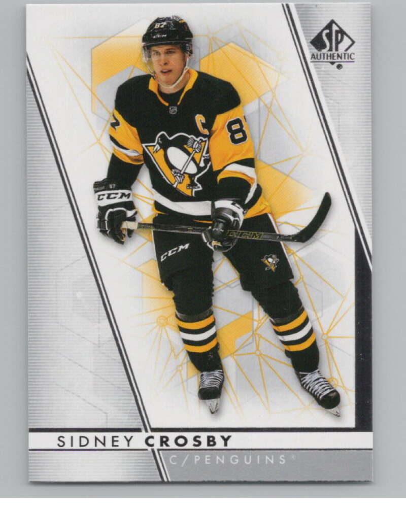 2022-23 SP Authentic #87 Sidney Crosby  Pittsburgh Penguins  V100289 Image 1