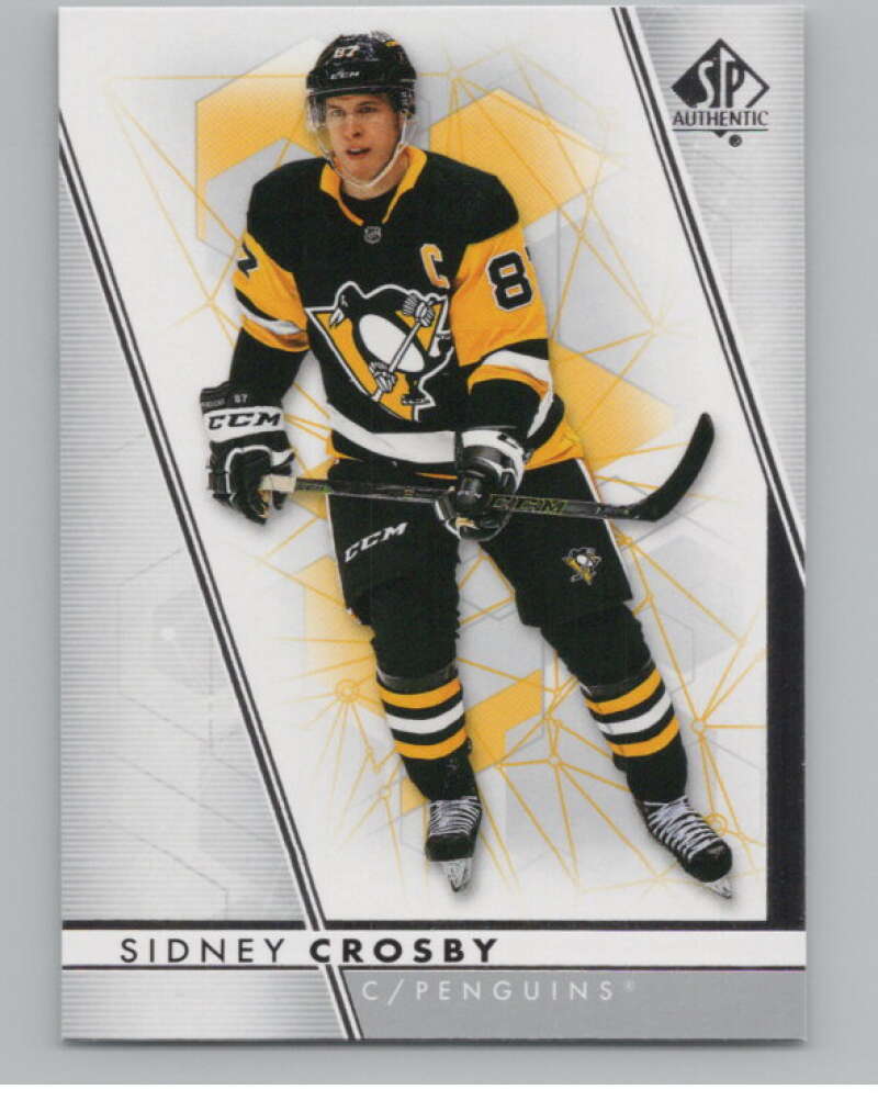 2022-23 SP Authentic #87 Sidney Crosby  Pittsburgh Penguins  V100294 Image 1