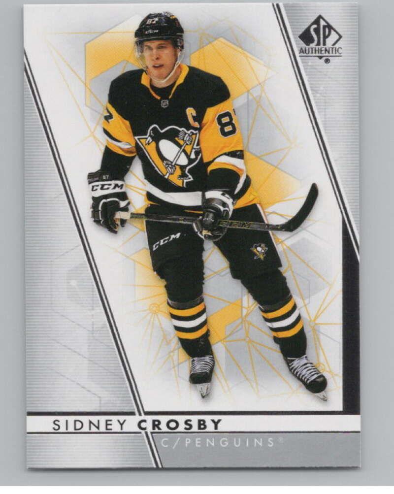 2022-23 SP Authentic #87 Sidney Crosby  Pittsburgh Penguins  V100297 Image 1