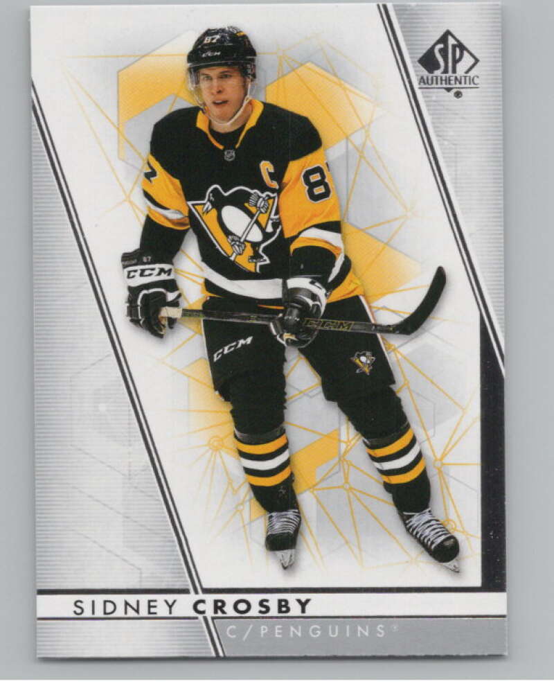 2022-23 SP Authentic #87 Sidney Crosby  Pittsburgh Penguins  V100298 Image 1