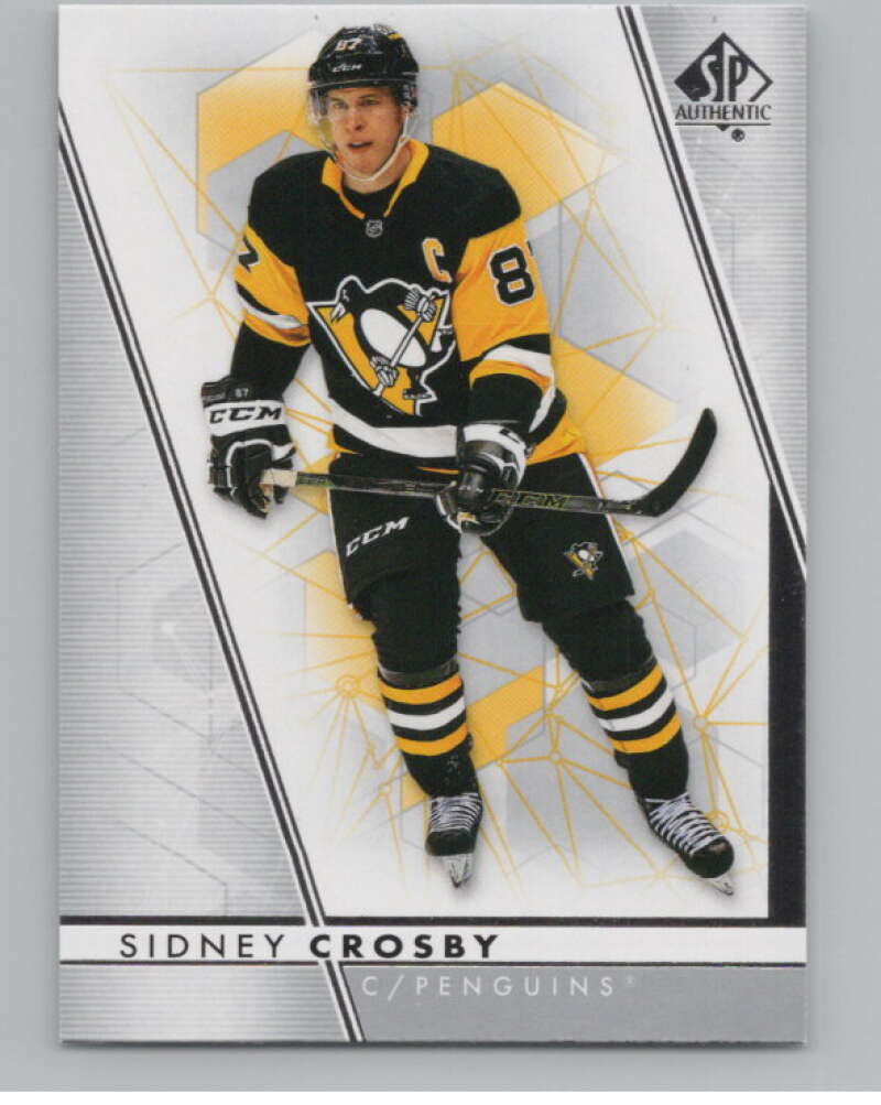 2022-23 SP Authentic #87 Sidney Crosby  Pittsburgh Penguins  V100299 Image 1