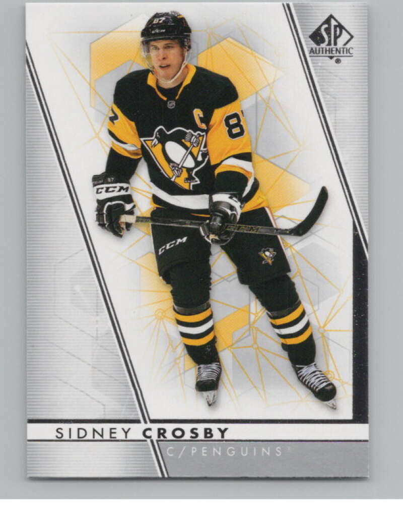 2022-23 SP Authentic #87 Sidney Crosby  Pittsburgh Penguins  V100300 Image 1