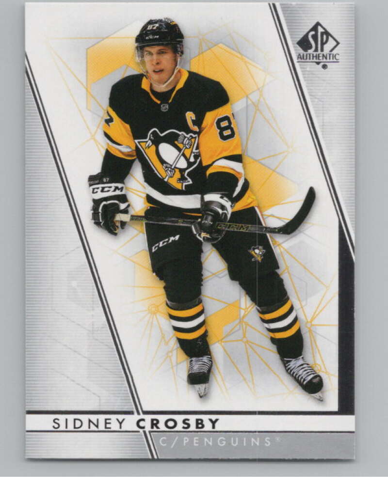 2022-23 SP Authentic #87 Sidney Crosby  Pittsburgh Penguins  V100301 Image 1
