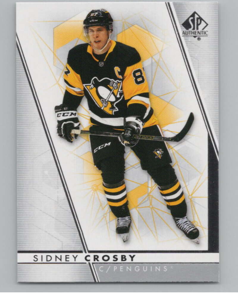 2022-23 SP Authentic #87 Sidney Crosby  Pittsburgh Penguins  V100302 Image 1