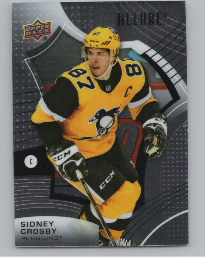 2021-22 Upper Deck Allure #4 Sidney Crosby  Pittsburgh Penguins  V100350 Image 1
