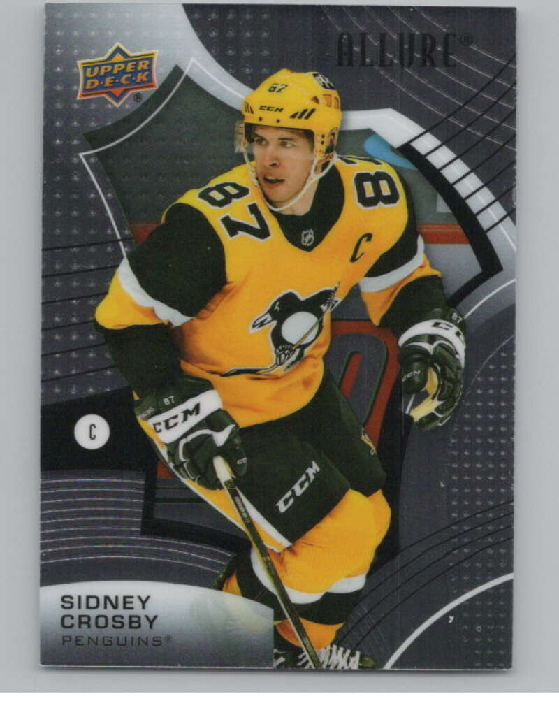 2021-22 Upper Deck Allure #4 Sidney Crosby  Pittsburgh Penguins  V100358 Image 1