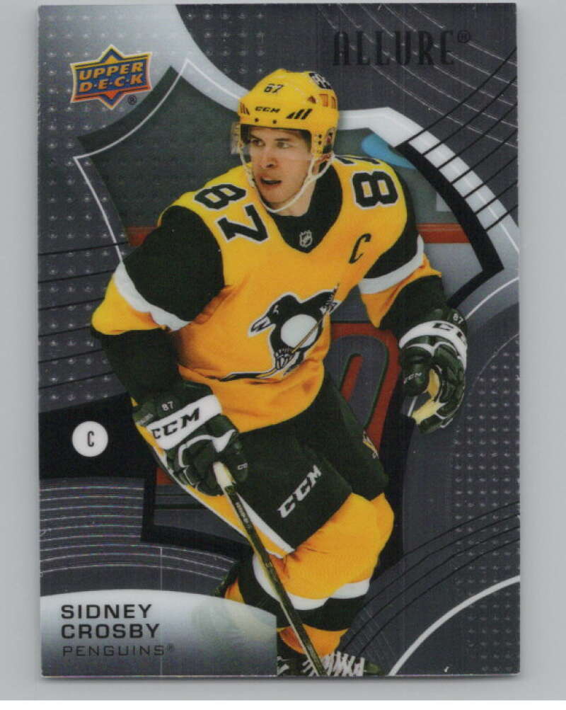 2021-22 Upper Deck Allure #4 Sidney Crosby  Pittsburgh Penguins  V100359 Image 1