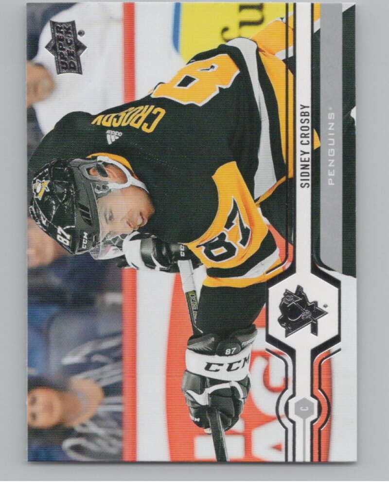 2019-20 Upper Deck #100 Sidney Crosby  Pittsburgh Penguins  V100420 Image 1