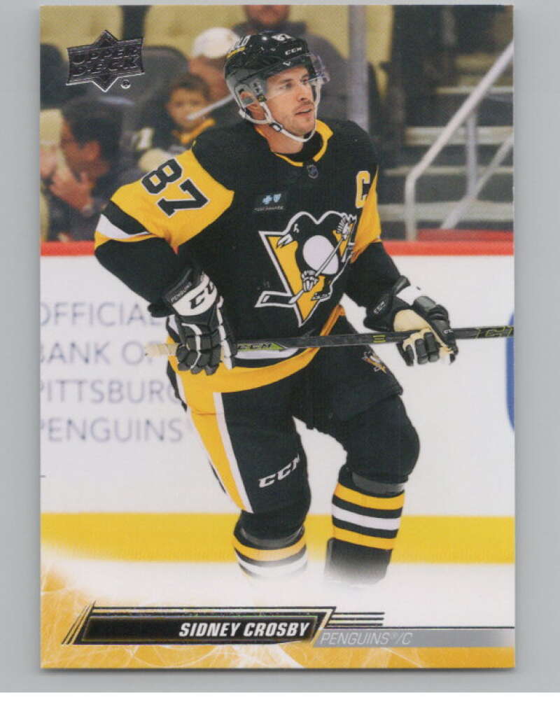 2022-23 Upper Deck #387 Sidney Crosby  Pittsburgh Penguins  V100421 Image 1