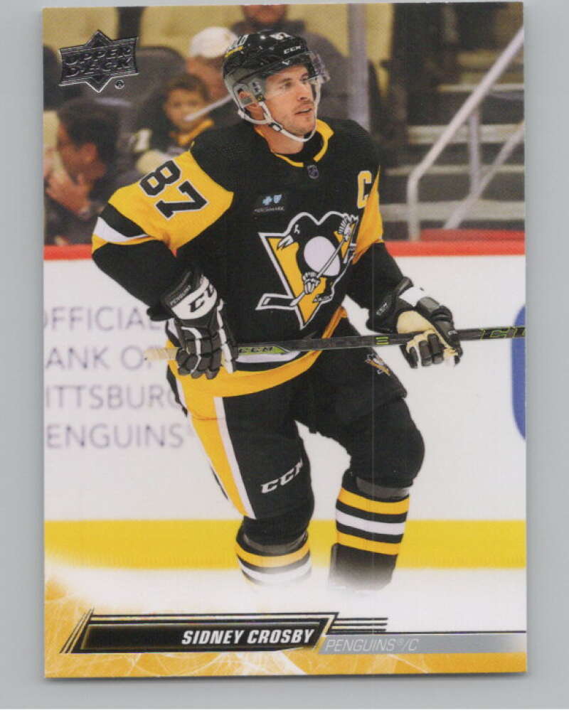 2022-23 Upper Deck #387 Sidney Crosby  Pittsburgh Penguins  V100422 Image 1