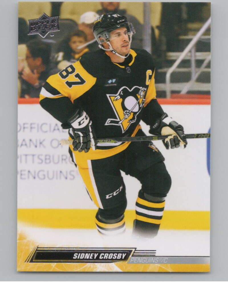 2022-23 Upper Deck #387 Sidney Crosby  Pittsburgh Penguins  V100423 Image 1