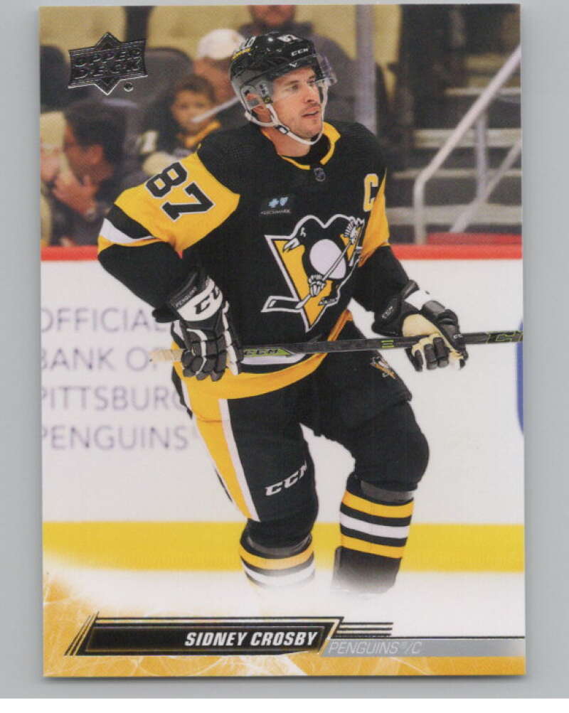 2022-23 Upper Deck #387 Sidney Crosby  Pittsburgh Penguins  V100424 Image 1