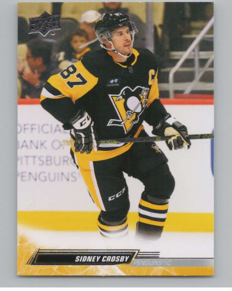 2022-23 Upper Deck #387 Sidney Crosby  Pittsburgh Penguins  V100425 Image 1
