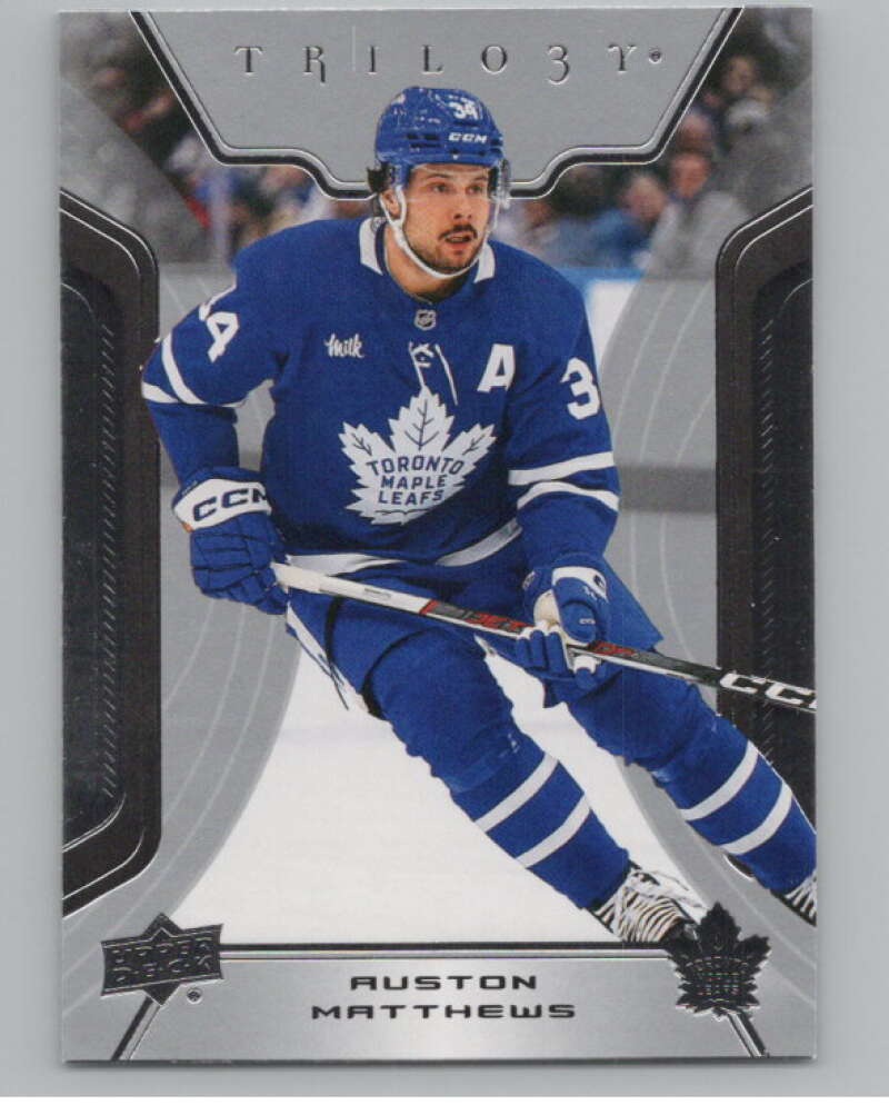 2023-24 Upper Deck Trilogy #80 Auston Matthews  Toronto Maple Leafs  V100497 Image 1