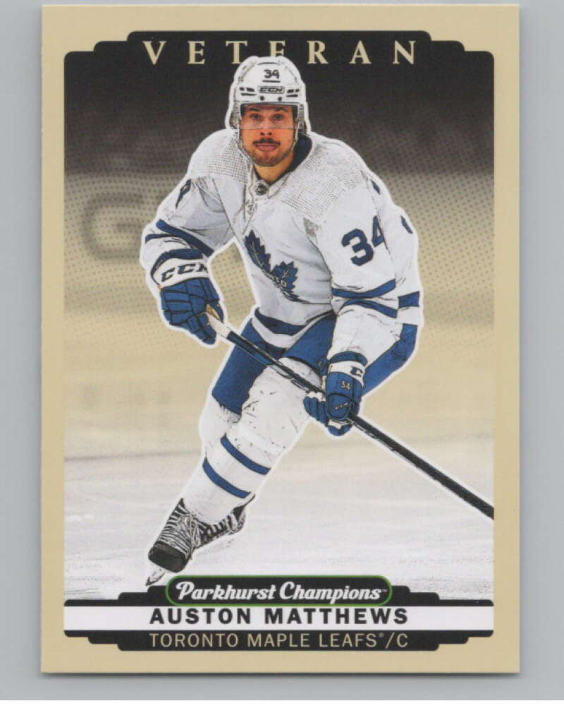 2022-23 Upper Deck Parkhurst Champions #200 Auston Matthews Leafs  V100500 Image 1