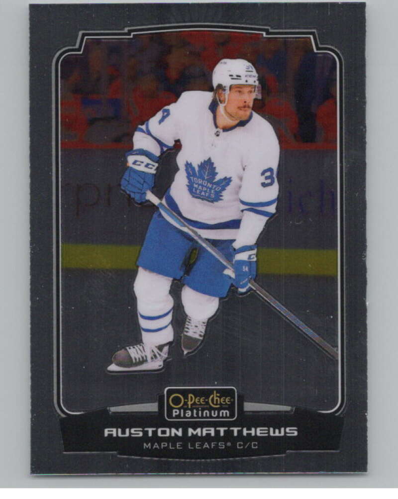 2022-23 O-Pee-Chee Platinum #34 Auston Matthews  Toronto Maple Leafs  V100509 Image 1