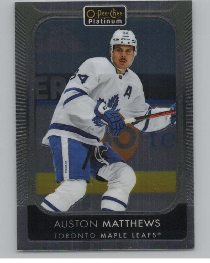 2021-22 O-Pee-Chee Platinum #7 Auston Matthews  Toronto Maple Leafs  V100517 Image 1