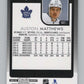 2021-22 O-Pee-Chee Platinum #7 Auston Matthews  Toronto Maple Leafs  V100517 Image 2