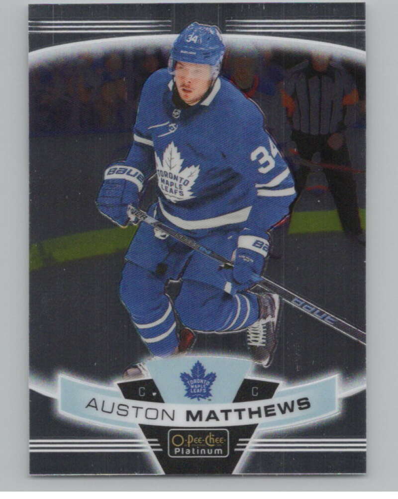 2019-20 O-Pee-Chee Platinum #10 Auston Matthews  Toronto Maple Leafs  V100527 Image 1