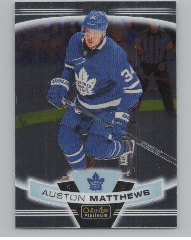 2019-20 O-Pee-Chee Platinum #10 Auston Matthews  Toronto Maple Leafs  V100528 Image 1