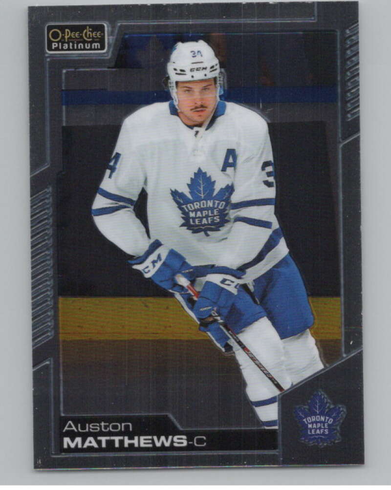 2020-21 O-Pee-Chee Platinum #5 Auston Matthews  Toronto Maple Leafs  V100529 Image 1