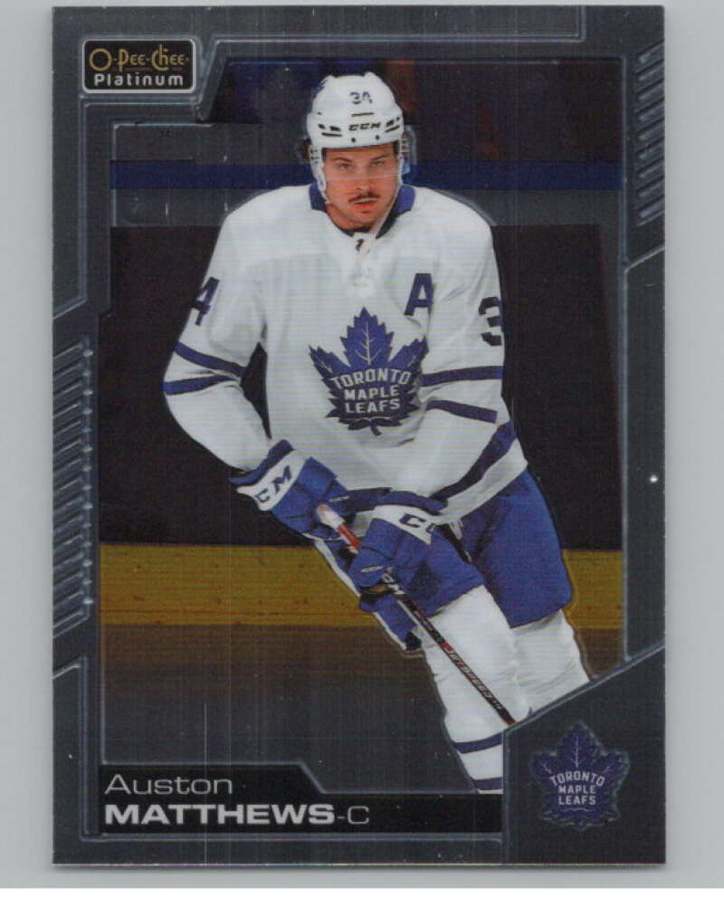 2020-21 O-Pee-Chee Platinum #5 Auston Matthews  Toronto Maple Leafs  V100531 Image 1