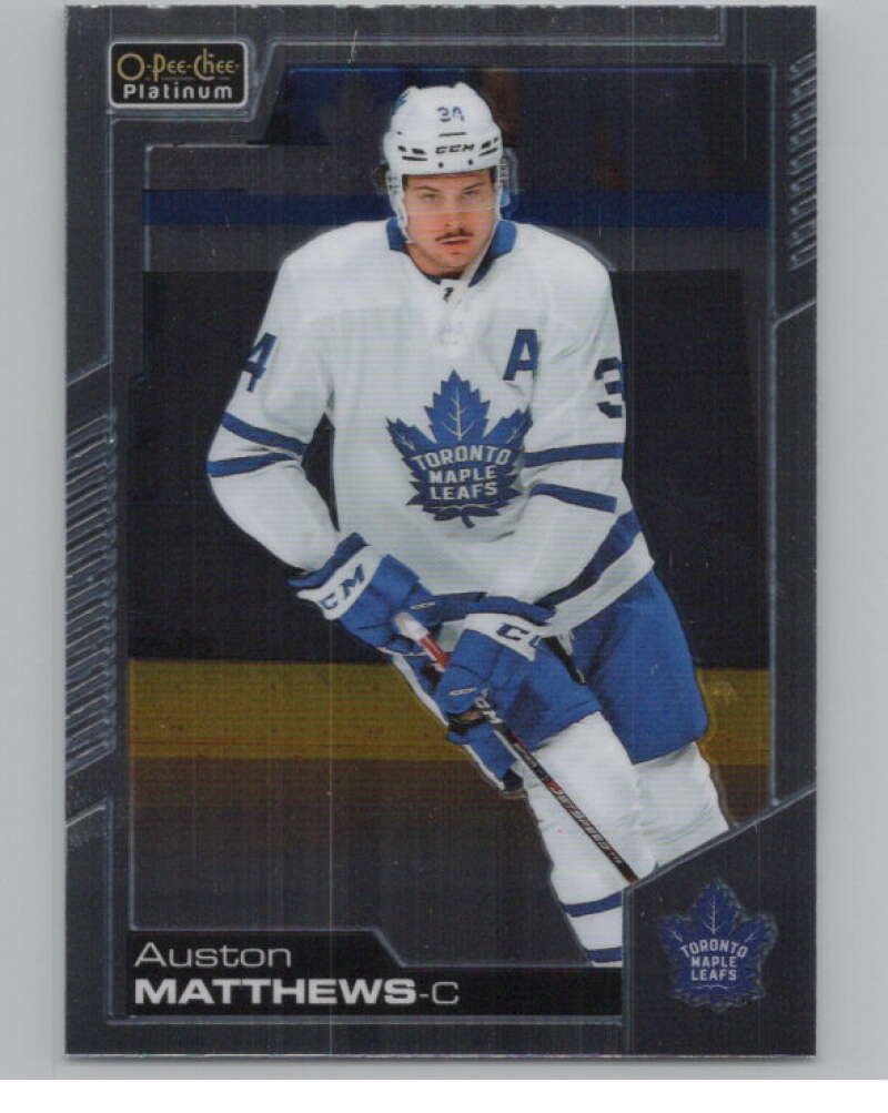 2020-21 O-Pee-Chee Platinum #5 Auston Matthews  Toronto Maple Leafs  V100533 Image 1