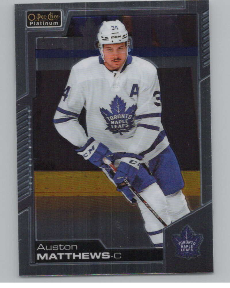 2020-21 O-Pee-Chee Platinum #5 Auston Matthews  Toronto Maple Leafs  V100534 Image 1