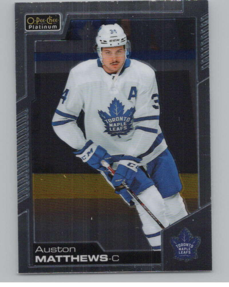 2020-21 O-Pee-Chee Platinum #5 Auston Matthews  Toronto Maple Leafs  V100536 Image 1