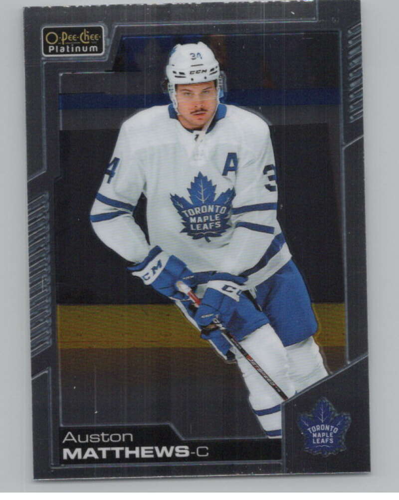 2020-21 O-Pee-Chee Platinum #5 Auston Matthews  Toronto Maple Leafs  V100537 Image 1