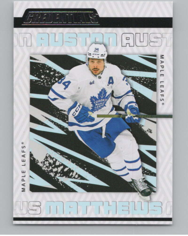 2023-24 Upper Deck Credentials #88 Auston Matthews  Toronto Maple Leafs  V100539 Image 1