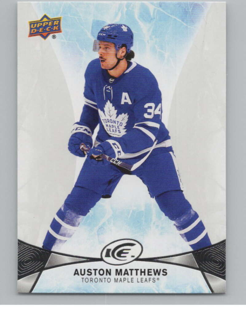 2020-21 Upper Deck Ice #13 Auston Matthews  Toronto Maple Leafs  V100554 Image 1
