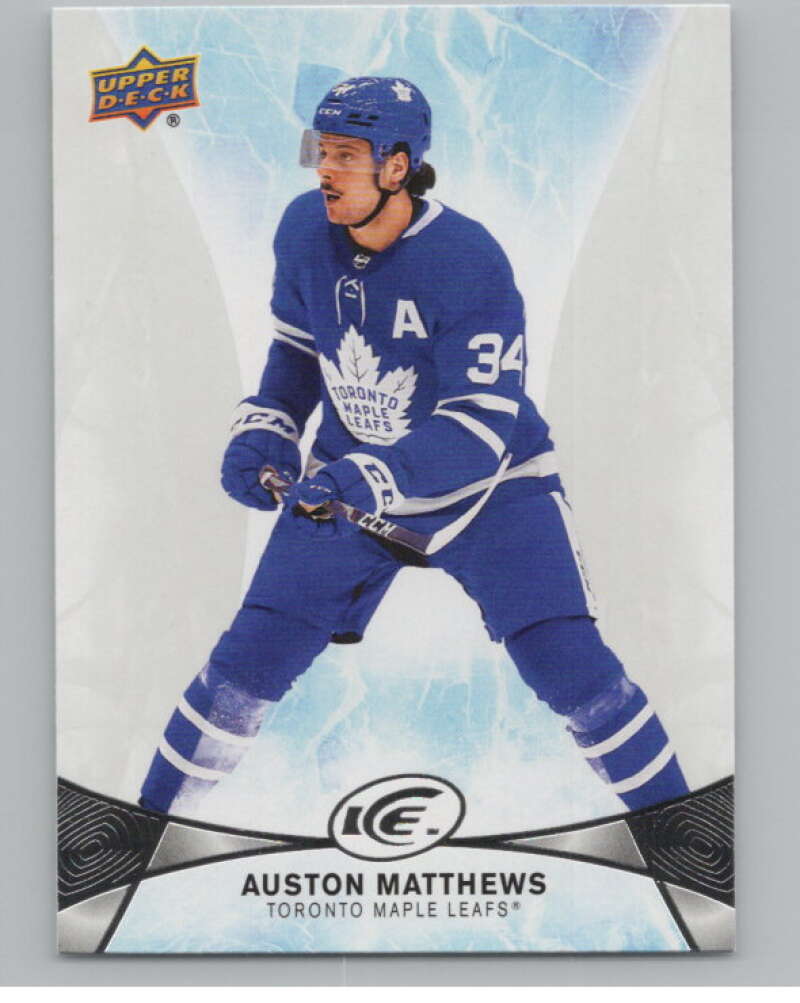 2020-21 Upper Deck Ice #13 Auston Matthews  Toronto Maple Leafs  V100555 Image 1