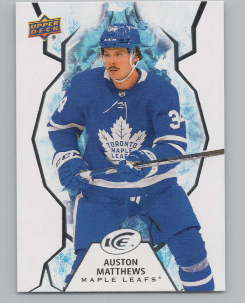 2021-22 Upper Deck Ice #62 Auston Matthews  Toronto Maple Leafs  V100557 Image 1