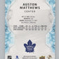 2021-22 Upper Deck Ice #62 Auston Matthews  Toronto Maple Leafs  V100558 Image 2