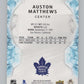 2021-22 Upper Deck Ice #62 Auston Matthews  Toronto Maple Leafs  V100559 Image 2
