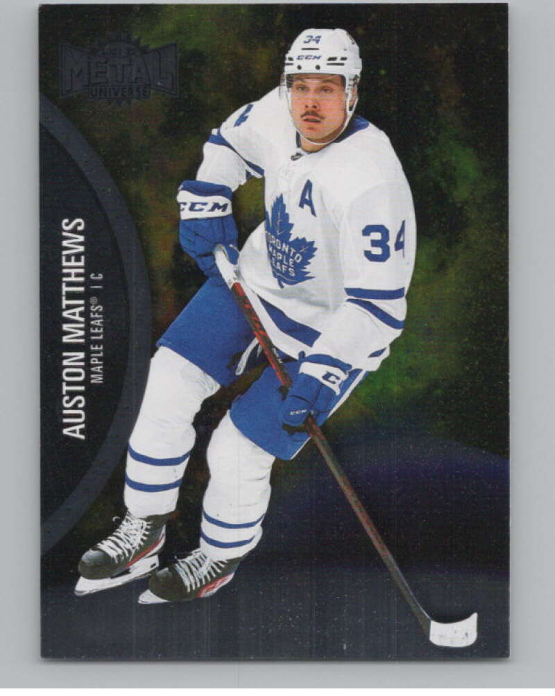 2021-22 Skybox Metal Universe #25 Auston Matthews  Toronto Maple Leafs  V100562 Image 1