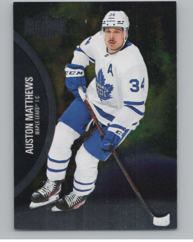 2021-22 Skybox Metal Universe #25 Auston Matthews  Toronto Maple Leafs  V100570 Image 1