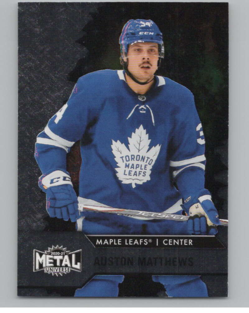 2020-21 Skybox Metal Universe #34 Auston Matthews  Toronto Maple Leafs  V100581 Image 1