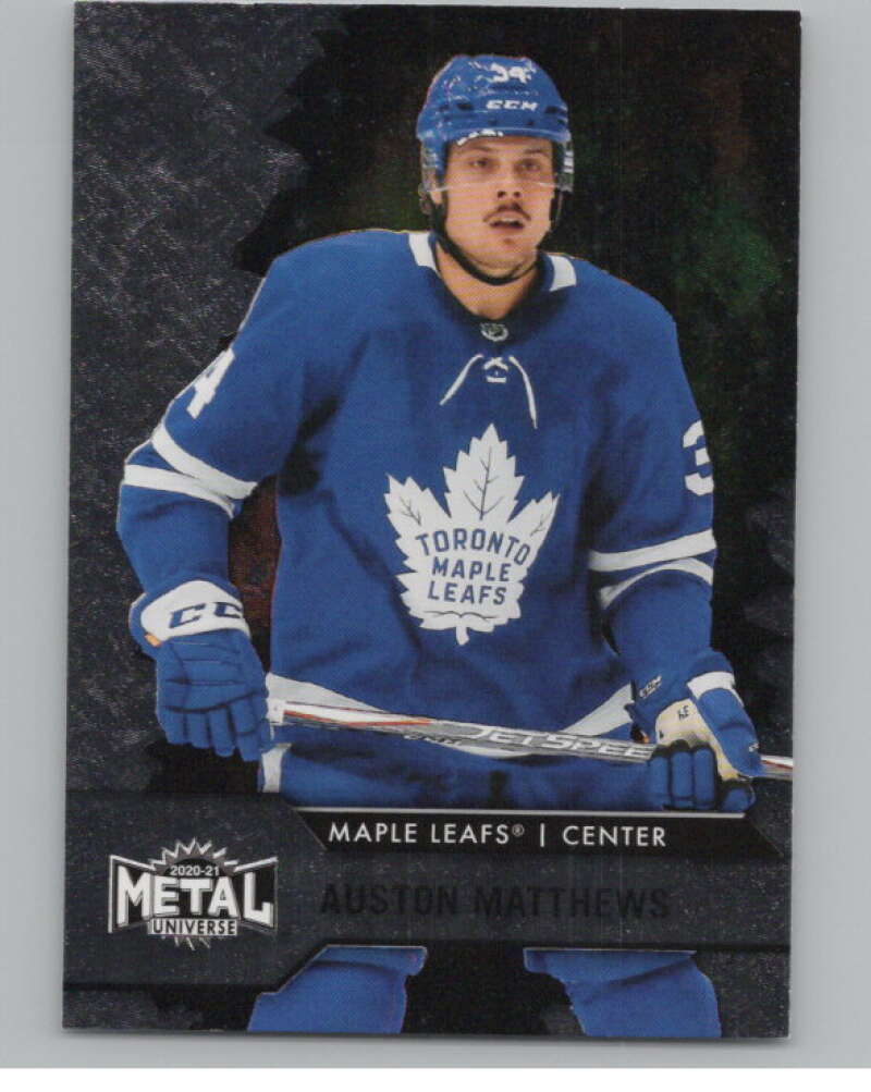 2020-21 Skybox Metal Universe #34 Auston Matthews  Toronto Maple Leafs  V100588 Image 1
