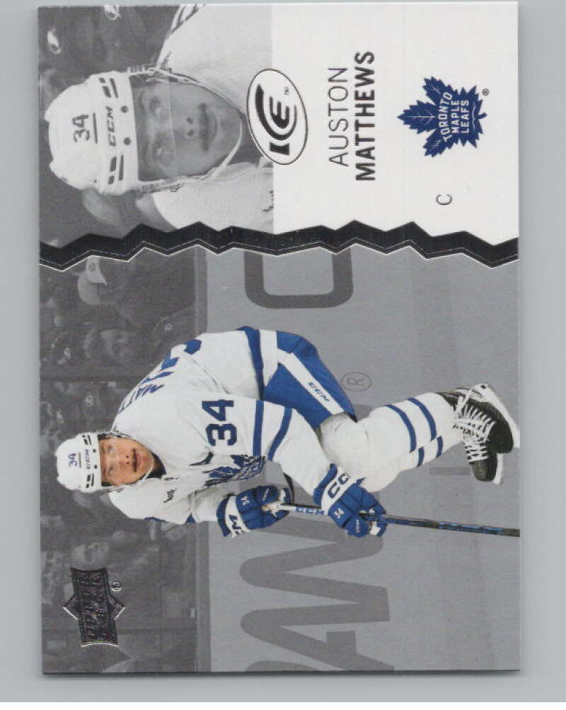 2023-24 Upper Deck Ice #28 Auston Matthews  Toronto Maple Leafs  V100602 Image 1