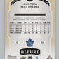 2020-21 Upper Deck Allure #69 Auston Matthews  Toronto Maple Leafs  V100633 Image 2