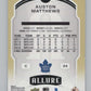 2020-21 Upper Deck Allure #69 Auston Matthews  Toronto Maple Leafs  V100638 Image 2