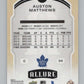 2020-21 Upper Deck Allure #69 Auston Matthews  Toronto Maple Leafs  V100644 Image 2