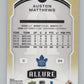 2020-21 Upper Deck Allure #69 Auston Matthews  Toronto Maple Leafs  V100651 Image 2