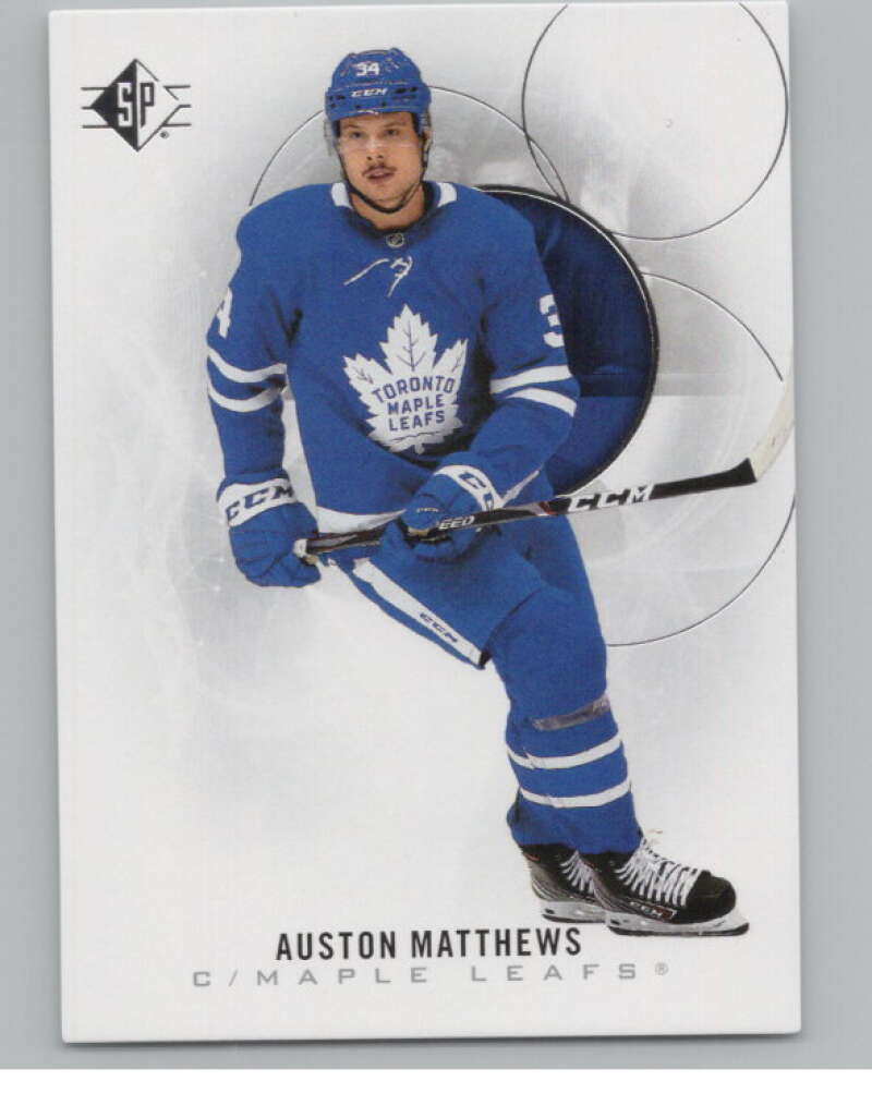 2020-21 SP #58 Auston Matthews  Toronto Maple Leafs  V100679 Image 1