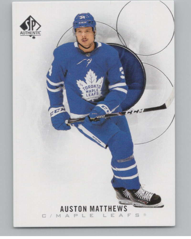 2020-21 SP Authentic #58 Auston Matthews  Toronto Maple Leafs  V100682 Image 1