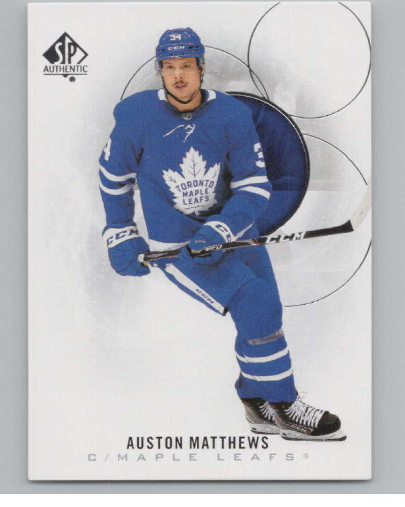 2020-21 SP Authentic #58 Auston Matthews  Toronto Maple Leafs  V100683 Image 1