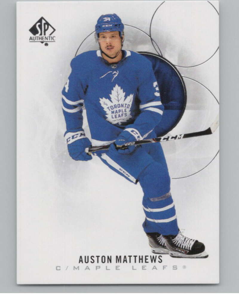 2020-21 SP Authentic #58 Auston Matthews  Toronto Maple Leafs  V100685 Image 1